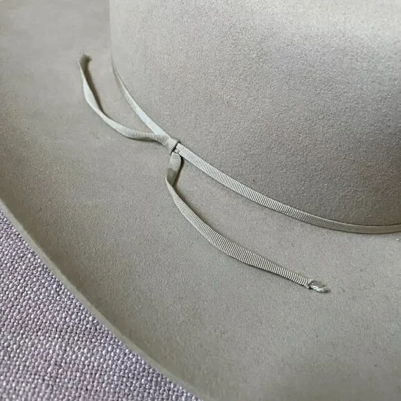 Stetson Open Road Royal De Luxe Silverbelly Fur Felt Hat Western Charm Iconic - Picture 9 of 14